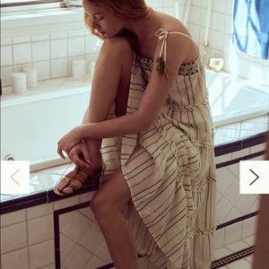 Anthropologie Ranna Gill Safa Tiered Midi Dress